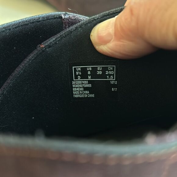 CLARKS CLOUDSTEPPERS Maroon Ankle Boots - Picture 4 of 9